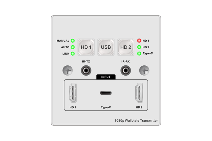 LHDT 2HDMI+1TC墙插网传